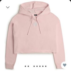 Used. TSM pink crop hoodie